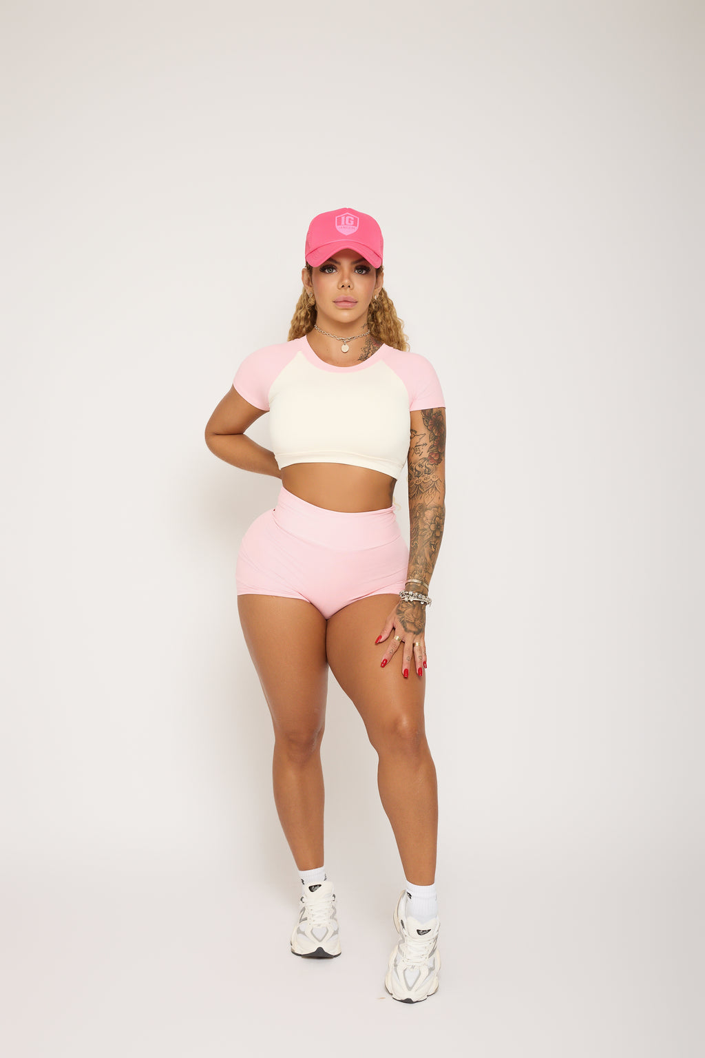 Icon pink & White - 2 Pieces Set