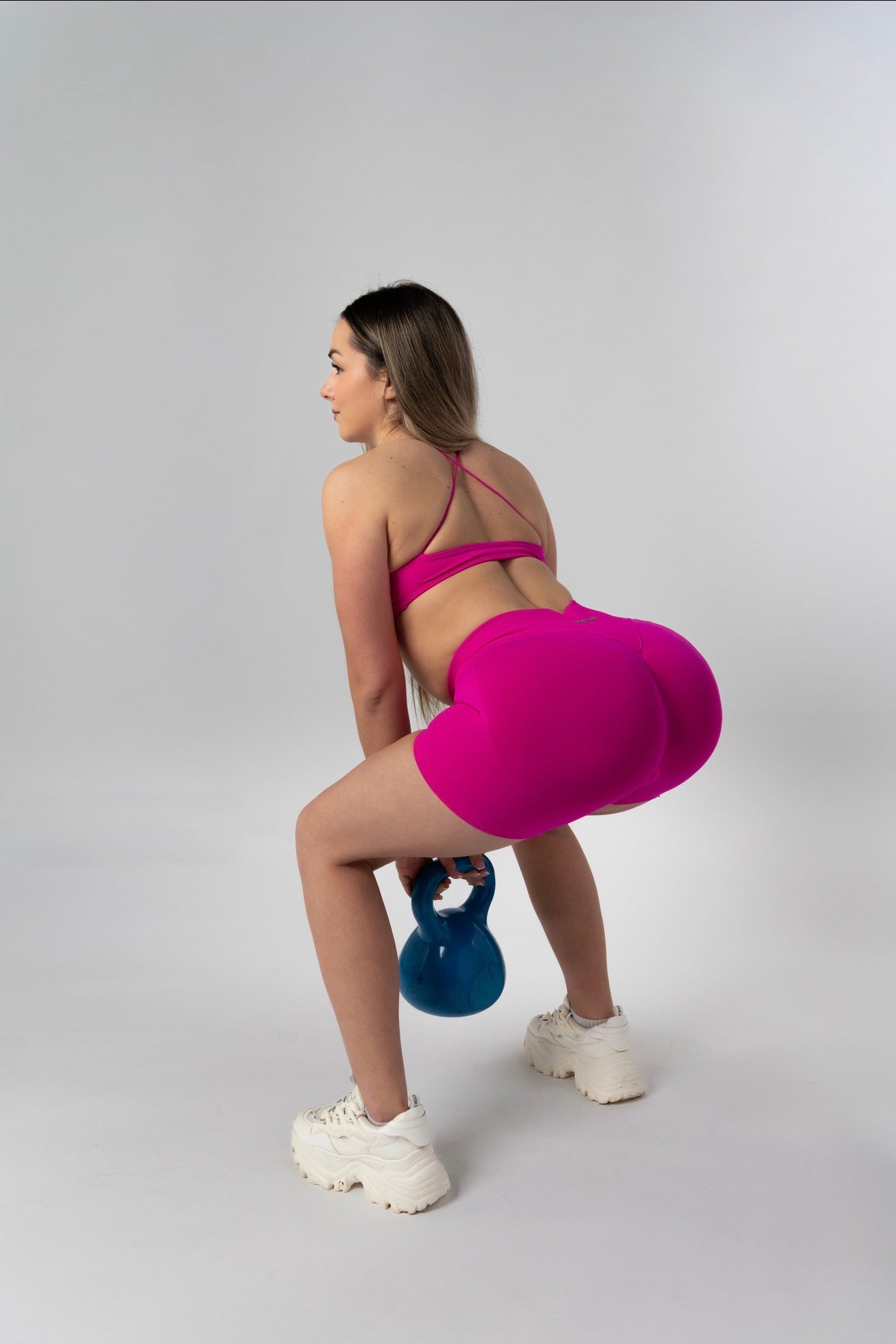 Elevate Push Up Shorts - Pink Rush