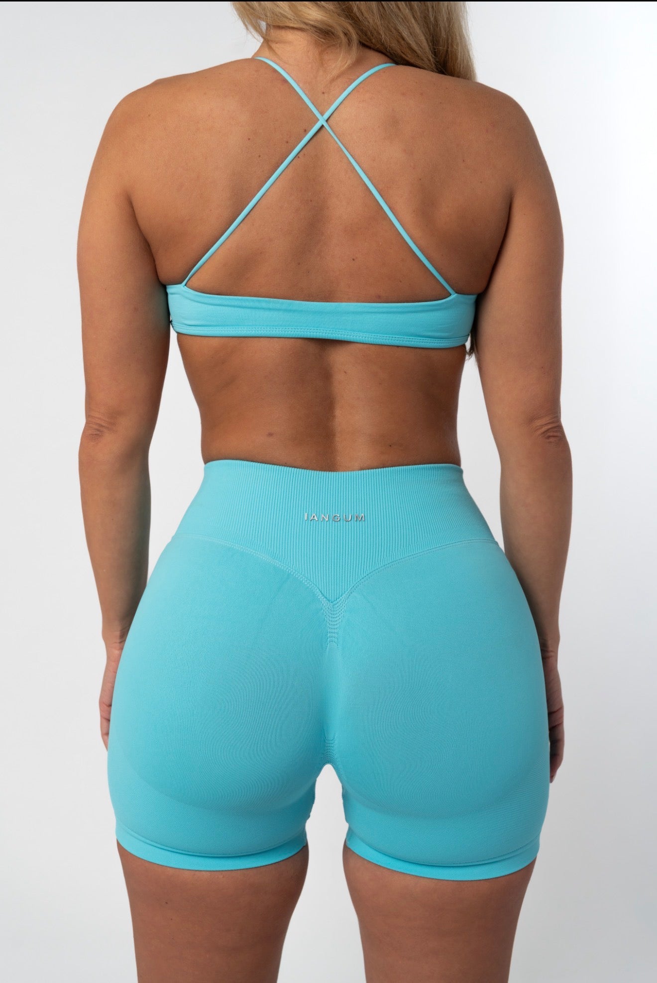 Elevate Push up Shorts - Baby Blue