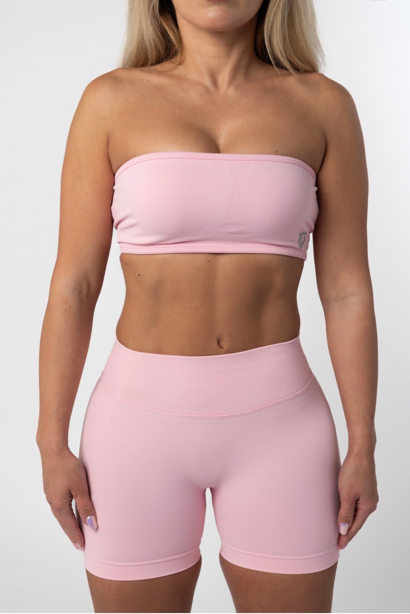Sculpt Push up Shorts - Baby Pink