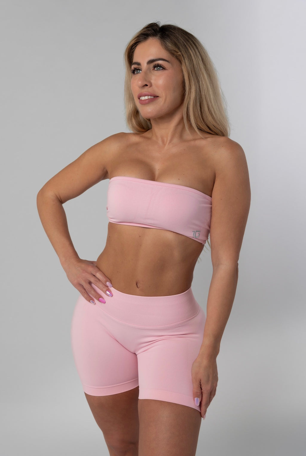 Sculpt Tube Top - Baby pink